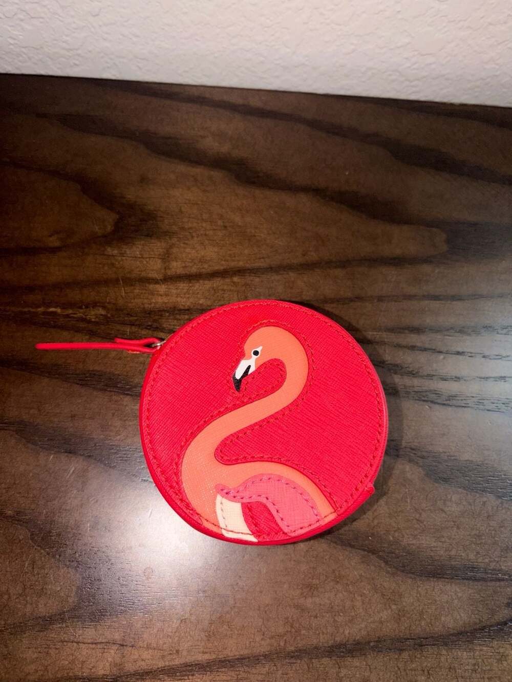 Kate Spade New York Flamingo Round Coin Purse